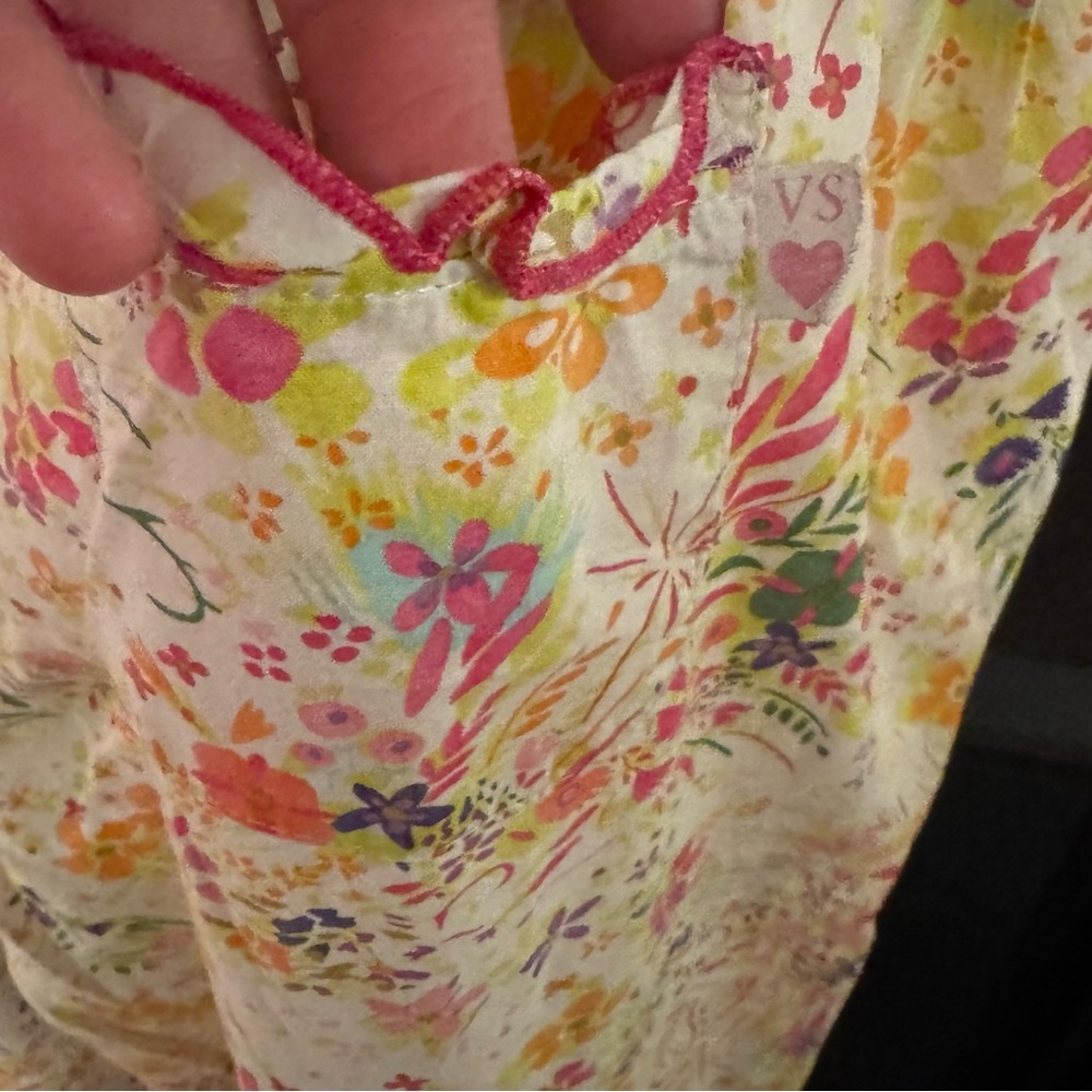 Victoria’s Secret Floral Cotton Smocked Waist Lounge Pants – Size Medium - Picture 5 of 7